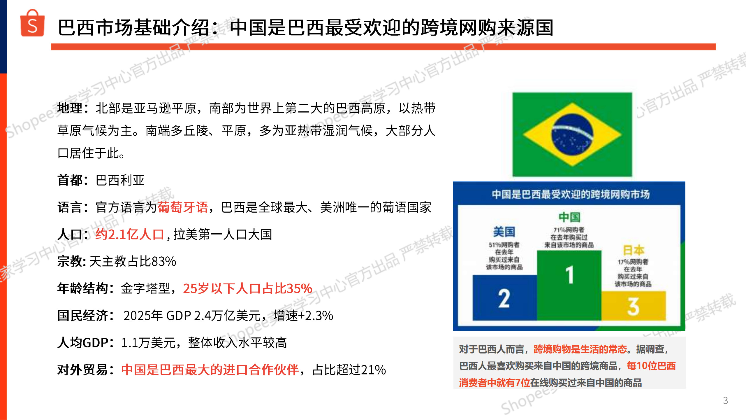 Shopee：母婴玩具巴西站点-2026选品参考