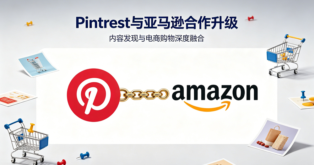 流量新通道!Pinterest 打通亚马逊店铺,创作者可主页直挂商品链接