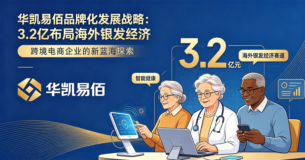 斥资超 3 亿元布局银发经济！华凯易佰控股标的并收购美国老年辅具品牌