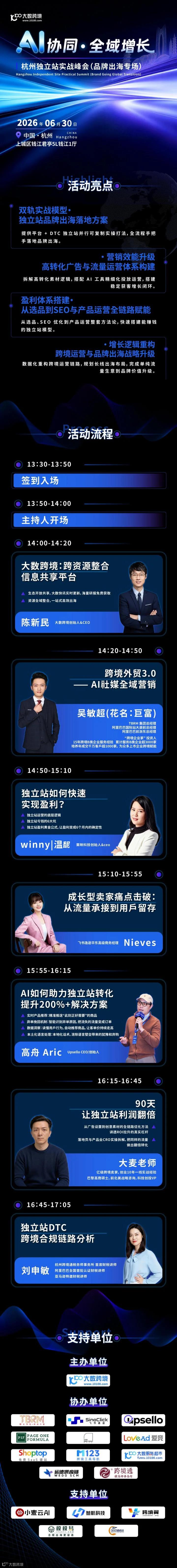 AI协同·全域增长——杭州独立站实战峰会（品牌出海专场）