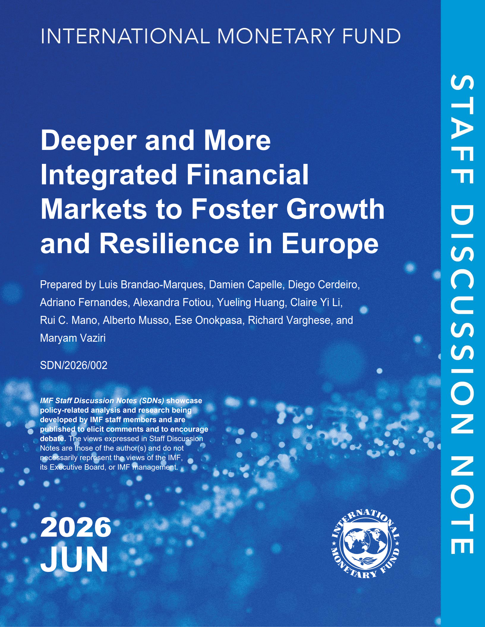 IMF-深化和更加一体化的金融市场，以促进欧洲的增长和韧性（英）-2026.6-48页